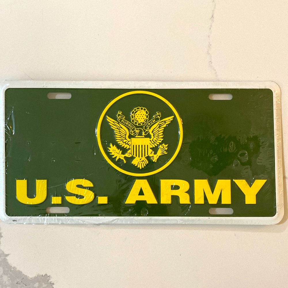 US ARMY decorative license plate